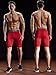 Neleus Men's 3 Pack Sport Running Compression Shorts,6012,Black (Red Stripe),Grey,Red,US L,EU XL