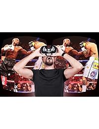 VR Headset   Gafas de realidad virtual de VR WEAR 3D VR para iPhone 6 7 8 Plus X y S6 S7 S8 S9 Plus Note y otros smartphones Android con pantallas de 4,5 6,5" + 2 pegatinas