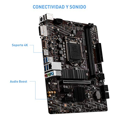 MSI-B460M-A-PRO-Placa-Base-Pro-Series-10th-Gen-Intel-Core-LGA-1200-Socket-DDR4-USB-32-Gen-1-Gigabit-LAN-DVI-DHDMI