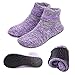 AIYUE Slipper Socks Home Shoes Socks with Soles Rubber Bottom Non Slip Portable Fun Wear
