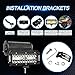 Rigidhorse 7 Inch LED Bar, 16000LM Spot Flood Beam Combo Off Road Driving Work Fog Light for Pickup UTV ATV Jeep Truck Boat