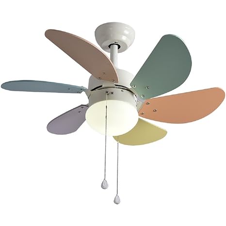 Ceiling Fan With Led Bowl Light For Children S Room Simple Led