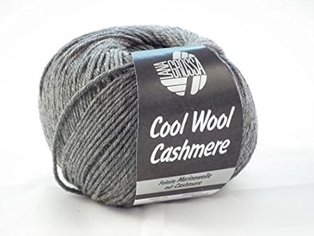 Lana Grossa Cool Wool Cashmere 7 - Dunkelgrau meliert