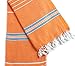 Cacala Turkish Beach Towel Quick Dry Prewashed for Soft Feel Extra Large Peshtemal for Bathroom, Travel, Pool and Swim, Paradise Series, 37 in x 70 in