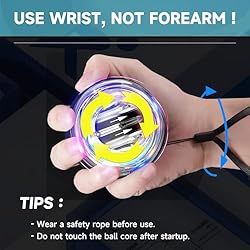 XMALL Wrist Power Gyro Ball, Hand Forearm