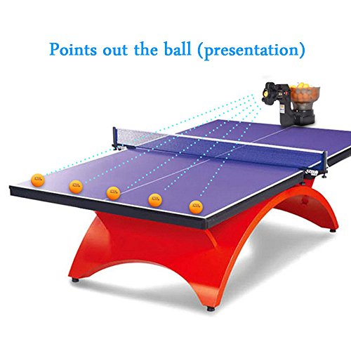 HUI PANG07 Table Tennis Robot, Serves 36 Different Spin Balls
