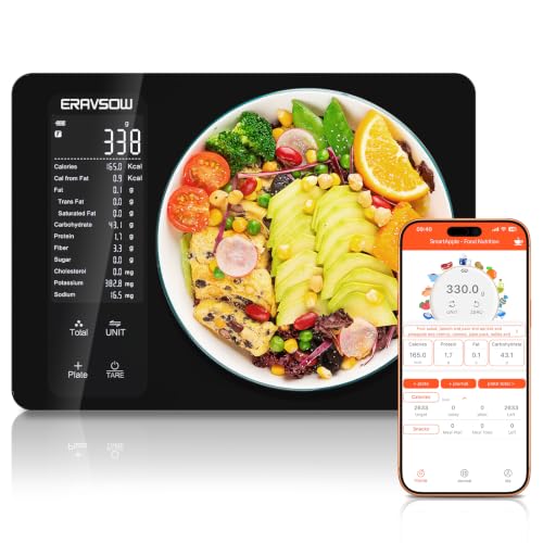 Smart Kitchen Food Scale Nutrition App Tracks