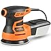 VonHaus Random Orbit Sander with 13000 RPM 6 Variable Speed and Dust Extractor System - Includes 5 Random Orbital Sander Pads