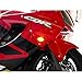 Motorcycle LED Flushmount Turn Signals Smoke Flush Mount Indicators Signals Compatible with 1997-2012 Honda 600RR 600 F41 1000RR