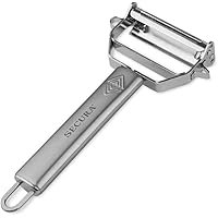 Secura Premium Ultra Sharp Stainless Steel Vegetable Julienne Peeler for Potato Apple 7.1" x 3.3"
