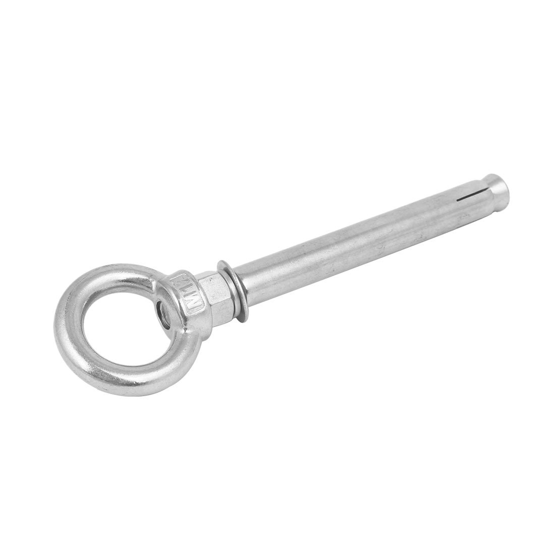 Sourcingmap M12x150mm 304 Stainless Steel Ring Lifting Sleeve Expansion Closed Hook Eye Bolt