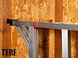 TERF Tool Hooks Screw-in Heavy Duty Vinyl Coated Storage Shed Garage Wall Mount view 4
