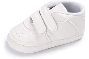 Csfry Baby Boys' Shoes Prewalker Lace up Casual Sneakers