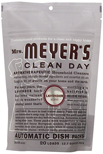 MRS MEYER'S Lavender Automatic Dishwashing Packs, 12.7 OZ