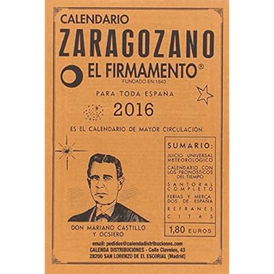 Calendario Zaragozano. 2015