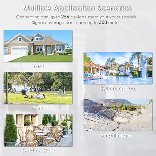 WAVLINK AX3000 WiFi 6 Outdoor Access Points, IP67 Waterproo Outdoor WiFi Extender Long Range with PoE, High Power WiFi Signal Booster, Supports Up to 256 Devices for Farm Backyard, RV