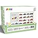 JOYIN 18 Pcs Jumbo Easter Eggs Filled with Die-cast Vehicles, City Cars and Trucks Toy Prefilled Egg for Kids Basket Stuffers, Party Favors and Easter Game