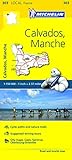Michelin FRANCE Calvados, Manche Map 303 (Maps/Local (Michelin))