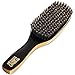 Torino Pro Medium Wave Brush by Brush king - #1600- Duet collection different color on each side- Extra long bristles - 9 Row 360 wave brush