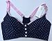 CAKYE Women's Support Front Closure Wirefree Maternity Nursing Bra (Large/ 38B/38C/38D, Navy Blue)