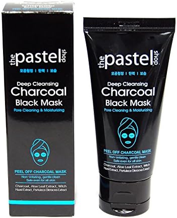 the Pastel doys Deep Cleansing Peel Off Charcoal Black Mask - Pore Cleaning and Moisturizing 50g / 1.76oz