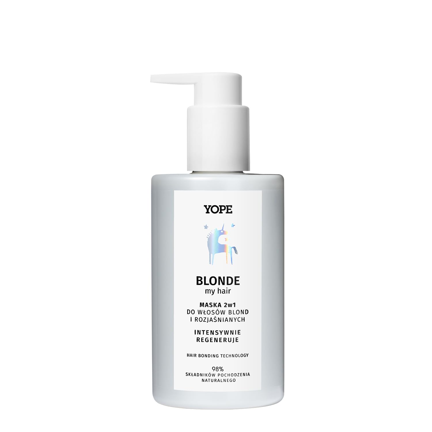 YOPE 2-in-1 MASK FOR BLONDE AND LIGHTENED HAIR | NEUTRALIZES YELLOW TONES | 300ml