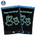 ORSEN 2 Pack LCD Writing Tablet for Kids, 8.5-inch Drawing pad Doodle Board Learning Educational Toy - Gift for 3 4 5 6 Years Old Boy Girl (Blue)