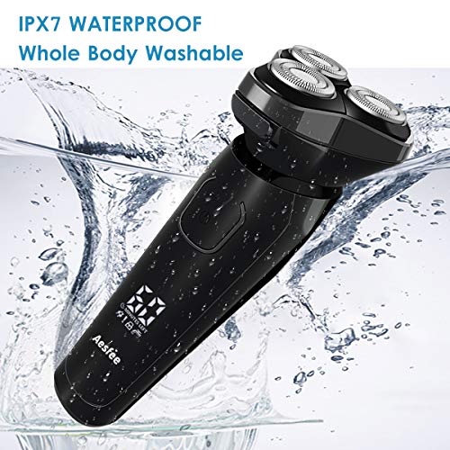 Afeitadora-Elctrica-Rotativa-Uso-en-Hmedo-y-Seco-para-Hombre-Mquina-de-Afeitar-Elctrica-USB-Recargable-con-Display-Digital-Bloqueo-de-Viaje-Inteligente
