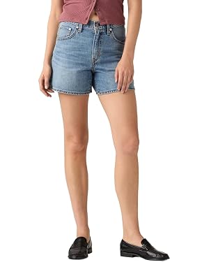 Levi's Womens Cinch Mid-Thigh ShortShorts - View 8