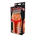 2 Pack Set - Hustler Vibrating Lace Thong Stimulating Panties with Bullet and Hidden Built-in Pocket Sleeve S/M or M/L, Black and Red (S/M)