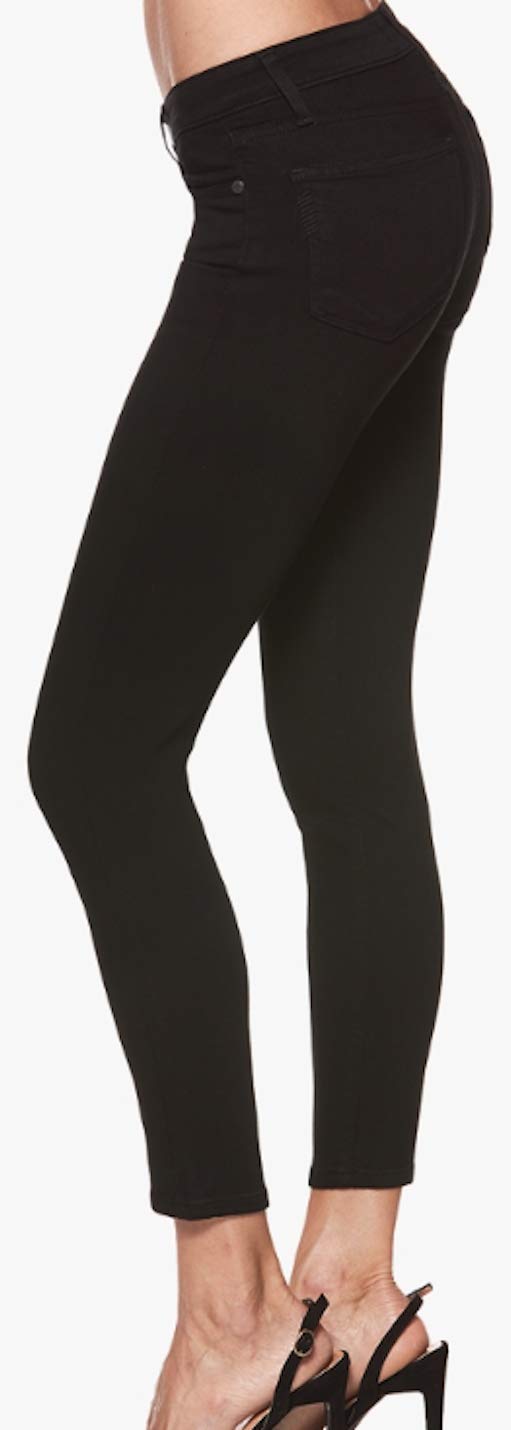 paige transcend verdugo crop jeans in black overdye