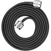 Telincall Extension for Radio to Modem Antenna Signal Booster Use 5D-FB Cable 50 Ohm 16 Ft Low-Loss Coaxial N Male to N Male 