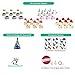 ReignDrop Dinosaur Birthday Party Supplies and Decorations for Kids, 116 Pieces, Banners, Pom Poms, Giant Dino Balloons, Hat, Tattoos, Palm Leaves, Cupcake Toppers, Backdrops, Easy To Set Up, All Inclusive Decor Pack