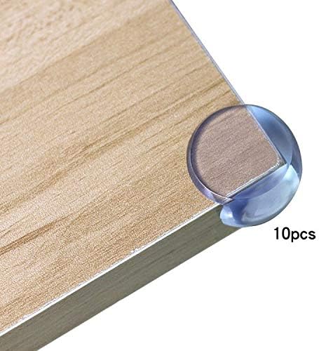CleverLove 10-Pack Baby Safety Clear Corner Guards,Anti-Collision Edge Corner Guard Protector,Furniture Sharp Corners Cushion