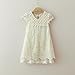 Topmaker Off White Lace Flower Girl Dress