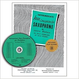 Try1059 - Intermediate Jazz Conception Saxophone - 20 Jazz Exercises 25 Jazz Etudes - Book/Cd (9781934638026)