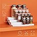 YouCopia Spicesteps 4-Tier Kitchen Cabinet Spice Shelf Organizer, 24-Bottle, White