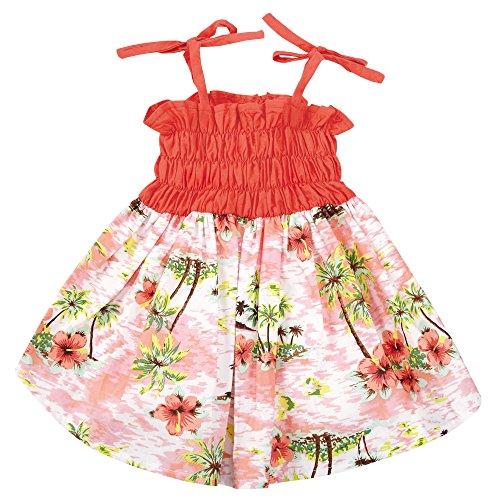 Casual Canine Hawaiian Breeze Sundress, X-Small, Coral
