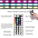 scurry 32.8FT LED Strip Lights, Composed of 300 Waterproof Color Changing Light and Self-Adhesive Tape with 44 Keys IR Remote Controller and DC 12V 5A Power Adapter, for Home, Kitchen, Bar, Party