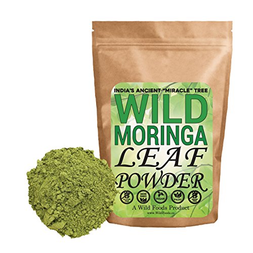 Raw Moringa Leaf Powder - Organically Grown Single-Origin Moringa From India (4 ounce)