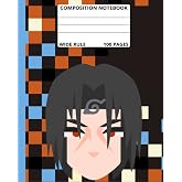 Anime Composition Notebook: Teen | Manga | Adult | Wide Ruled | Notebook Journal | For School and College | Writing Notes | Journal