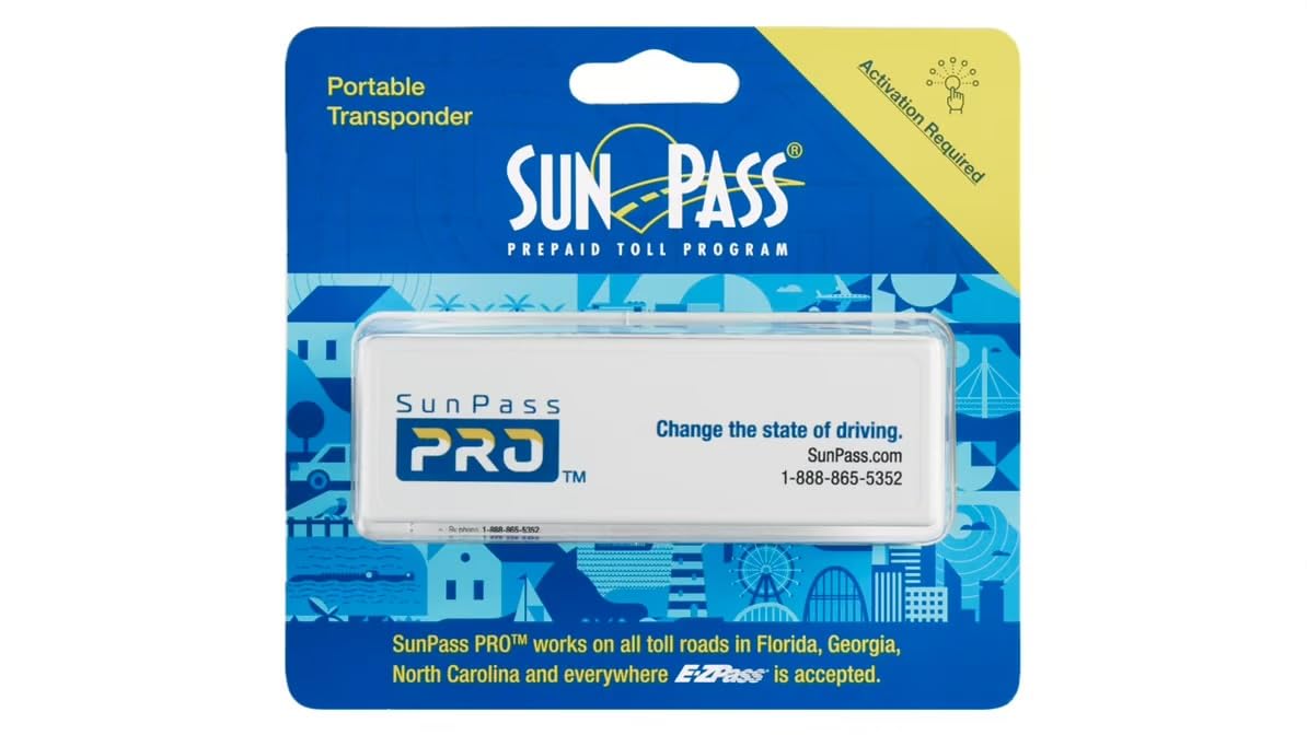 Sunpass Pro Sun Pass Transponder Toll Program - Florida and 21 Other States!