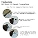 TiKOKEY Magnetic Phone Charger Charging Cable,360° Round,Max 2.4A Fast Charging,LED Indicator, Compatible for USB C Type C Devices Cell Phone Pad Tablet.(2 Pack for Type C)