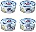 Lock & Lock Food Container Snack Box, HPL932, 1.2-cup, 10-oz, Pack of 4