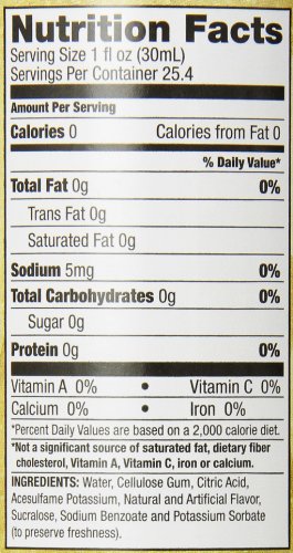 Jordan’s Skinny Syrups | Sugar Free Almond Coffee Syrup | Healthy Flavors with 0 Calories, 0 Sugar, 0 Carbs | 750ml/25.4oz Bottles - Pack of 6