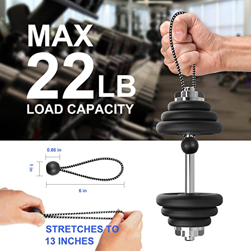 GOEASY0312 Ball Bungee Cords 6 Inch 50 PCS Bungee Balls With Elastic