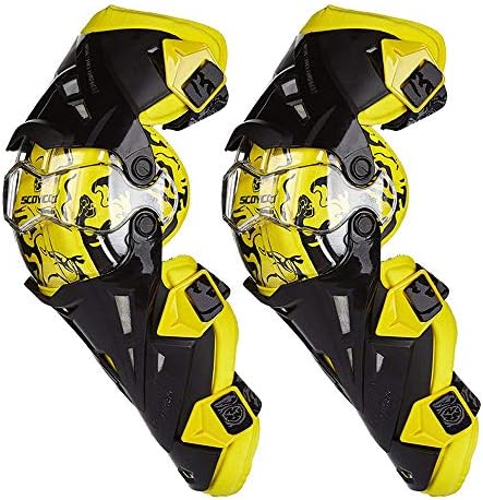HWJF Professional Motorcycle Knight Knee Protection Equipment, Safety Mat, Extreme Sports Scooter Motorcycle Bicycle Gear Racing Knee Support