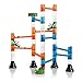Quercetti Transparent Marble Run - 45 Piece Basic Building Set - Classic Construction Toy Perfect for Beginners Ages 4 and Up (Made in Italy)