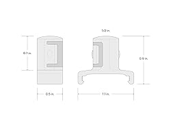 TEKTON 1/2 Inch Drive Twist Lock Socket Clip Set