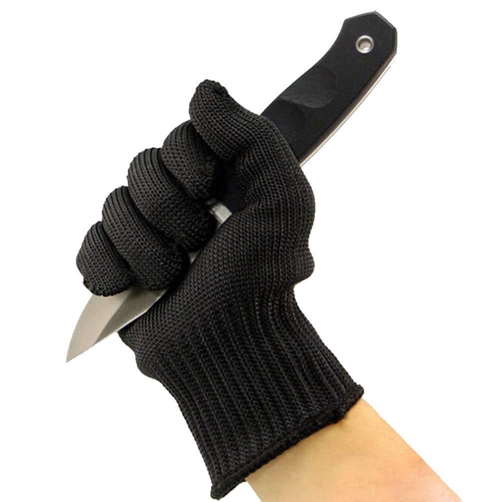 Cut Resistant Work Gloves Level 5 Protection Gloves Stainless Steel Food Grade Safty Gloves for Meat Chopping Peeling Woodwork Rock Climbing Outdoor Adventure and Rescue